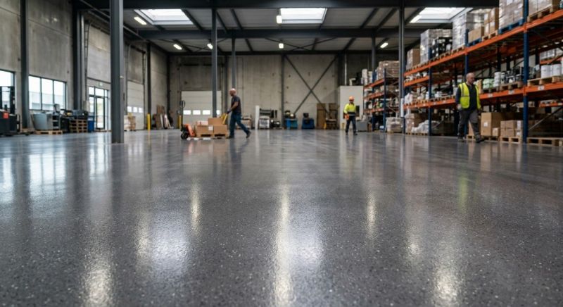How Commercial Floor Coatings Improve Safety In High-Traffic Buildings