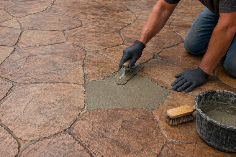 Restoring Faded Stamped Concrete Surfaces