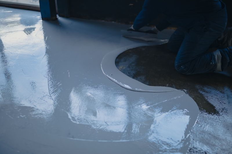 Epoxy Flake Flooring Installation