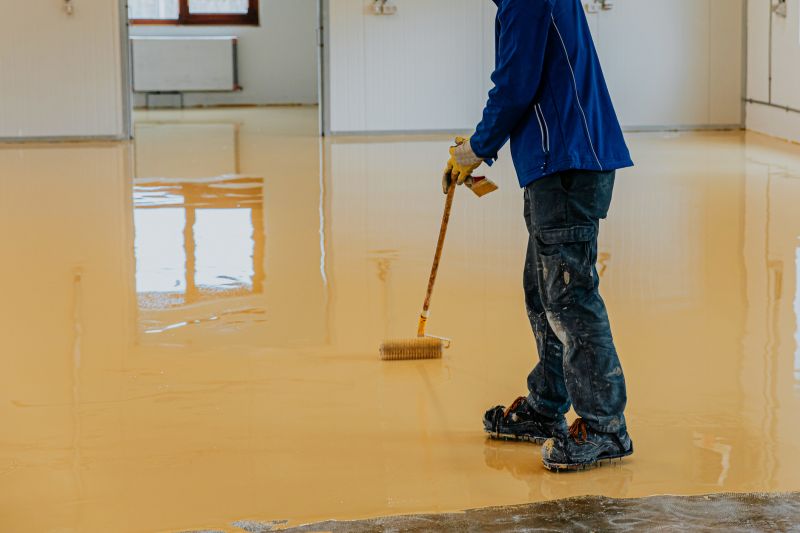 Epoxy Flake Flooring Installation