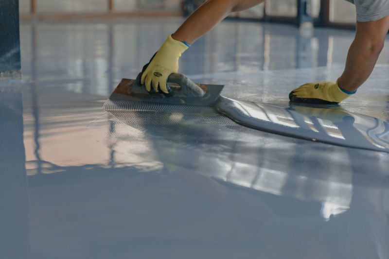 Epoxy Flake Flooring Installation