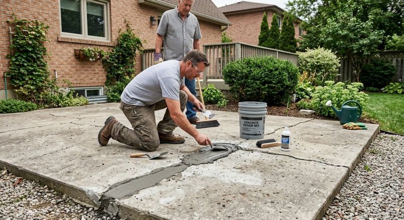 Repairing Cracks In Stamped Concrete