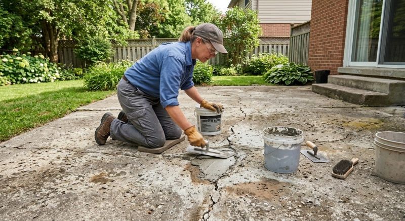 Repairing Cracks In Stamped Concrete
