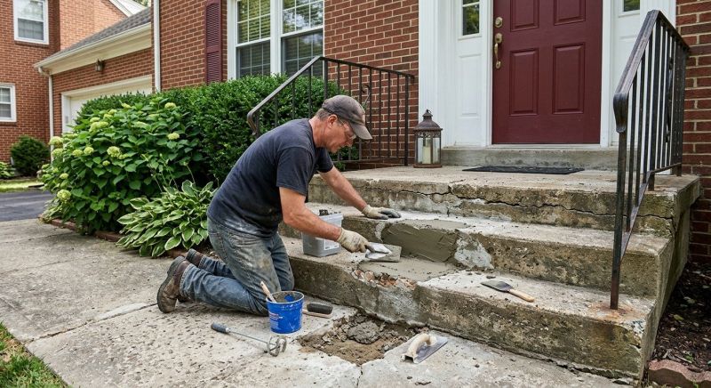 Repairing Cracks In Stamped Concrete