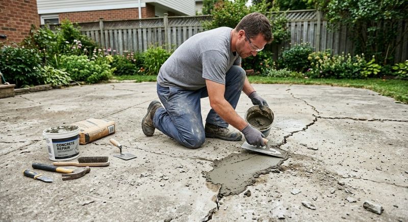 Restoring Faded Stamped Concrete Surfaces