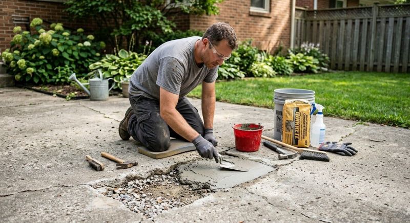 Signs Your Stamped Concrete Driveway Needs Professional Repair