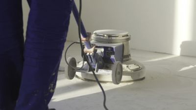 The Process Of Turning Dull Concrete Into A High-Gloss Surface